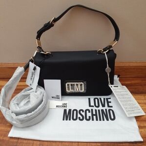 NWT Love Moschino shoulder bag Black